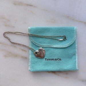 Tiffany & Co. Cutout Heart Necklace